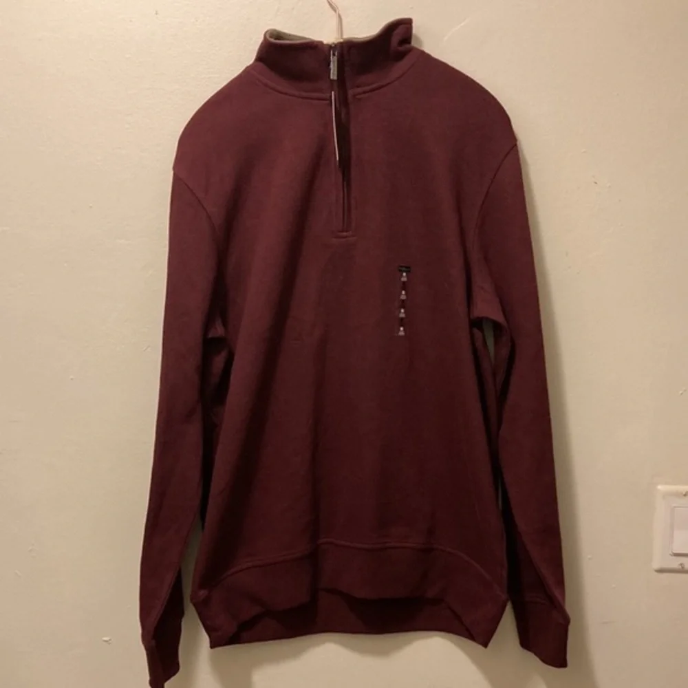 NWT Van Heusen 3/4 Zip Sweater
